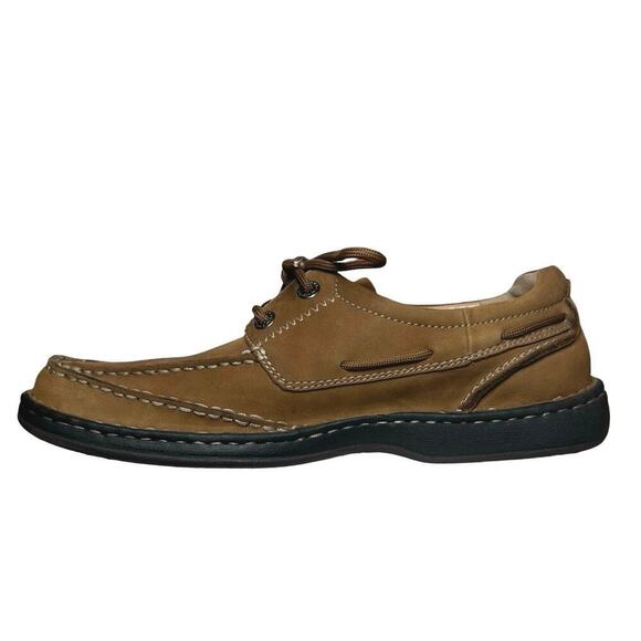 Clarks Men’s Waterloo XTR Lite Nubuck Boat Shoes Brown Size 8.5 - Picture 6 of 8